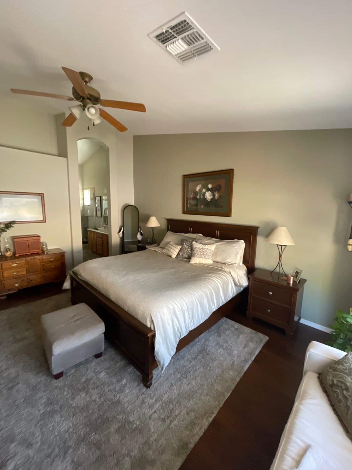 Interior Painting Project: N 156th Ave • Goodyear, AZ 1 Interior Bedroom Painting Services in N 156th Ave, Goodyear, AZ